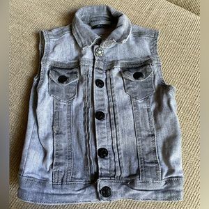 Toddler jean vest